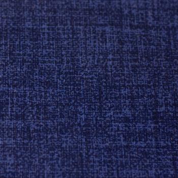 50x70 cm Zuschnitt Baumwolle beschichtet Uni Dunkelblau meliert Charly by Swafing